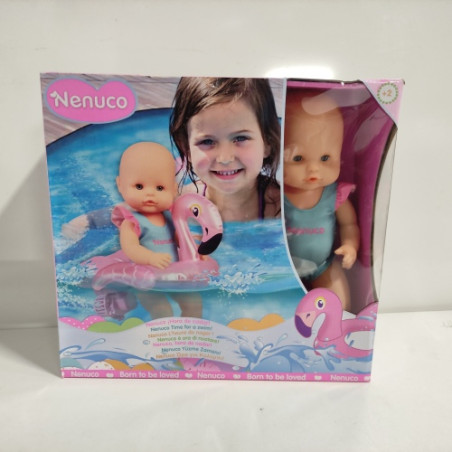 Ecost prekė po grąžinimo Nenuco - Ora di Nuotare, Bambola Che nuota Grazie ad Un Flamingo Gallegg