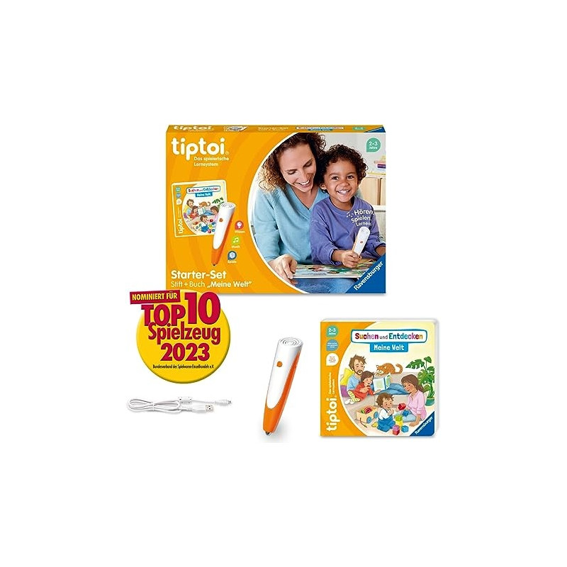 Ecost Prekė po grąžinimo Ravensburger Tiptoi Starteris-Set 00112: Rašiklis ir Paveikslų Knyga Paiešk