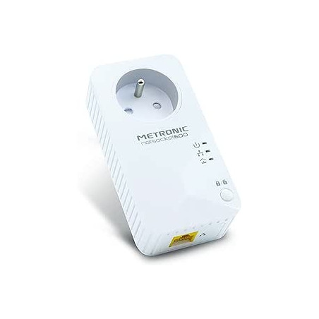Ecost prekė po grąžinimo Prise CPL netsocket 600 MB/s avec 1 Port Fast Ethernet 100 MB/s et Prise gi