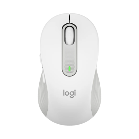 Logitech Signature M650 Belaidė pelė RF Wireless+Bluetooth Optical 4000 DPI, Off-white