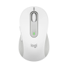 Logitech Signature M650 Belaidė pelė RF Wireless+Bluetooth Optical 4000 DPI, Off-white