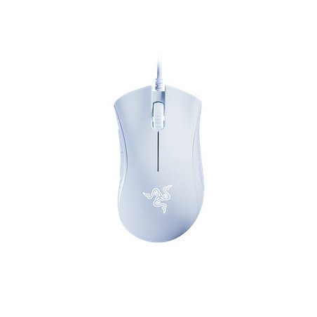 Razer DeathAdder Essential Laidinė žaidimų pelė USB Type-A Optical 6400 DPI Balta