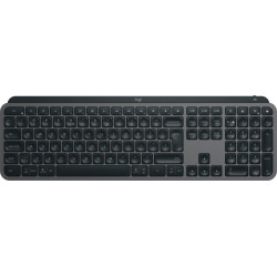 Logitech MX Keys S Belaidė klaviatūra, RF Wireless+Bluetooth, Illuminated, US Int, Graphite