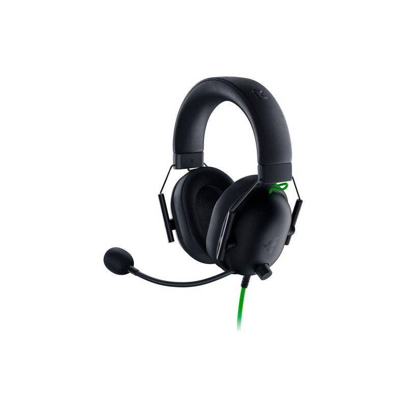 Razer BlackShark V2 X Laidinės žaidimų ausinės, Juoda/Žalia