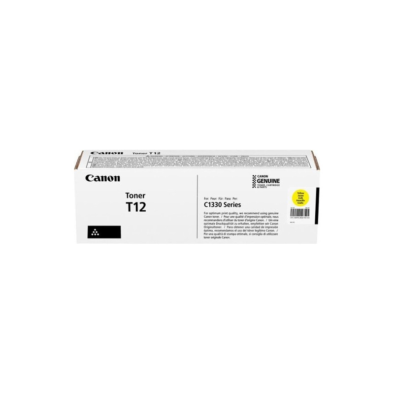 Canon Toner T12 (5095C006) Lazerinė kasetė, Geltona