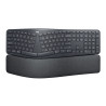 Logitech ERGO K860 for Business Belaidė klaviatūra, Bluetooth, US INT (Qwerty), Graphite