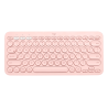 Logitech Pebble Keys 2 K380s Belaidė klaviatūra, RF Wireless+Bluetooth, US INT, Tonal Rose