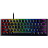 Razer Huntsman Mini Laidinė žaidimų klaviatūra RGB LED, USB, DE, Clicky Optical Purple Switch, Juoda