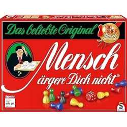 Ecost prekė po grąžinimo Schmidt Spiele 49020 „Žmogau, nesinervink“ jubiliejinis leidimas, su medinė