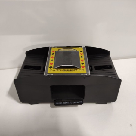 Ecost prekė po grąžinimo Relaxdays 10020520 Black Card Shuffler, 2 Decks, 3 Years to 99 Years, Batte