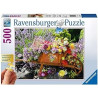 Ecost prekė po grąžinimo Ravensburger dėlionė 13685 - Gėlių kompozicija - 500 dalių dėlionė suaugusi
