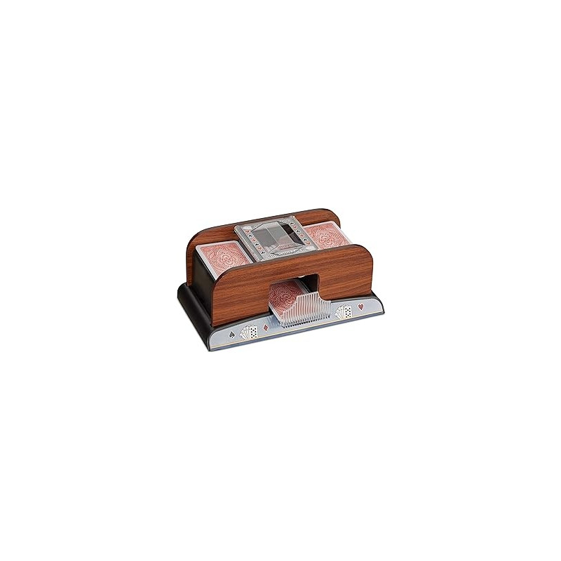 Ecost prekė po grąžinimo Relaxdays 10021343 card shuffler wood