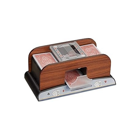 Ecost prekė po grąžinimo Relaxdays 10021343 card shuffler wood