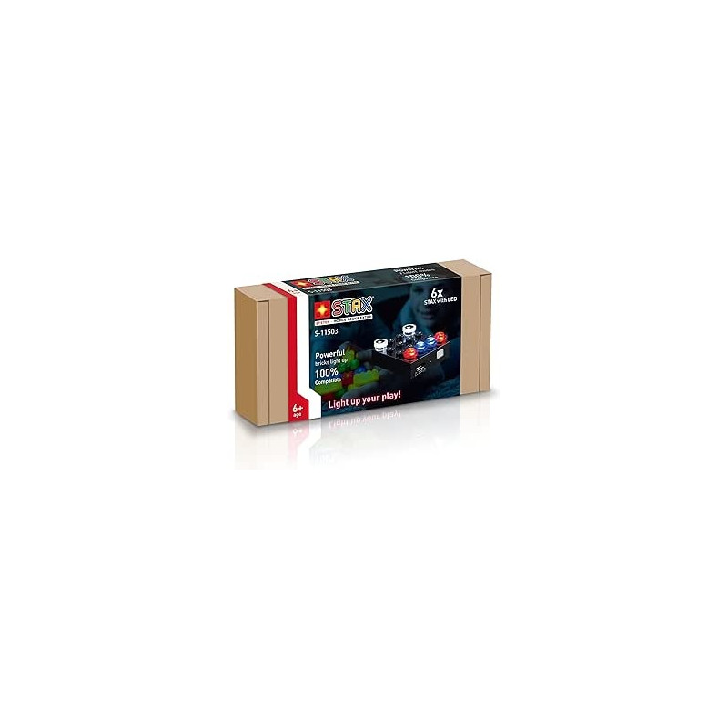 Ecost prekė po grąžinimo Light Stax_LS-S11503 STAX mobilus maitinimo kubelis su garso aktyvacija, su