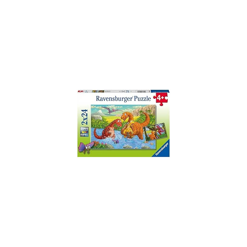 Ecost prekė po grąžinimo Ravensburger vaikų dėlionė 05030 - Žaidžiantys dinozaurai - dėlionė vaikams