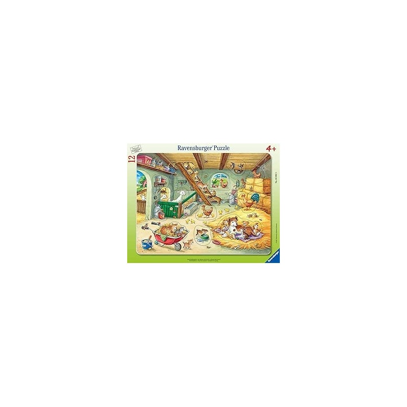 Ecost prekė po grąžinimo Ravensburger vaikų dėlionė 05092 - Ūkio gyventojai - rėmelio dėlionė vaikam
