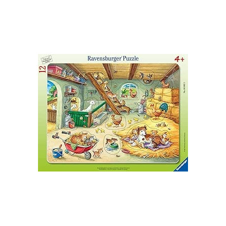 Ecost prekė po grąžinimo Ravensburger vaikų dėlionė 05092 - Ūkio gyventojai - rėmelio dėlionė vaikam