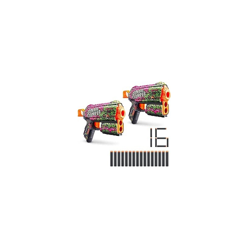 Ecost prekė po grąžinimo X-Shot Skins Flux, Zombie Stomper, putplasčio strėlyčių šautuvas (2 pakuotė