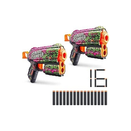 Ecost prekė po grąžinimo X-Shot Skins Flux, Zombie Stomper, putplasčio strėlyčių šautuvas (2 pakuotė