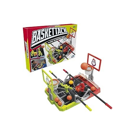 Ecost prekė po grąžinimo Hasbro Krepšinio žaidimas „Baskettack“, žaidimas „Kicker and Basketball“, s