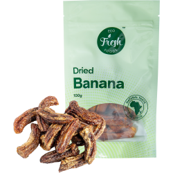 Eco fresh foods Džiovinti bananai 100 g