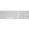 Logitech MX Keys S Belaidė klaviatūra, RF Wireless+Bluetooth, Illuminated, US Int, Pale Grey