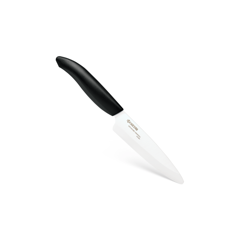 Kyocera FK-110 WH-BK Utility Keraminis peilis, 11 cm, Juoda