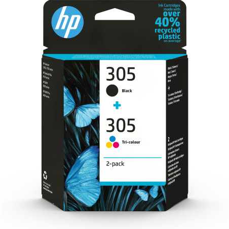 Kasetė HP No.305 (6ZD17AE) BK + CMY Multipack 120psl OEM
