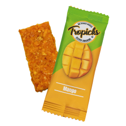 Tropicks Džiovintų mangų batonėlis, 20 g