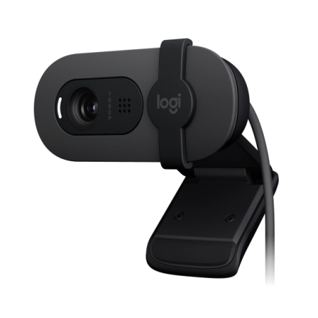 Logitech Brio 105 Verslo Internetinė kamera, 2 MP, FHD 1080p, USB-A, Juoda