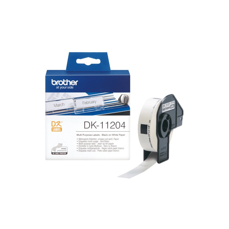 Brother DK11204 MULTI PURPOSE LABELS