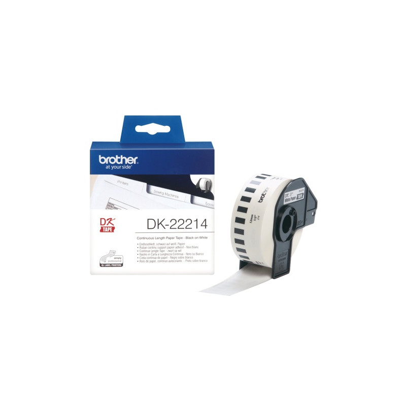 Brother DK22214 CONTINUOUS PAPER TAPE 12MM
