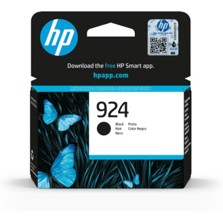 HP 924 (4K0U6NE) Rašalinė kasetė, Juoda
