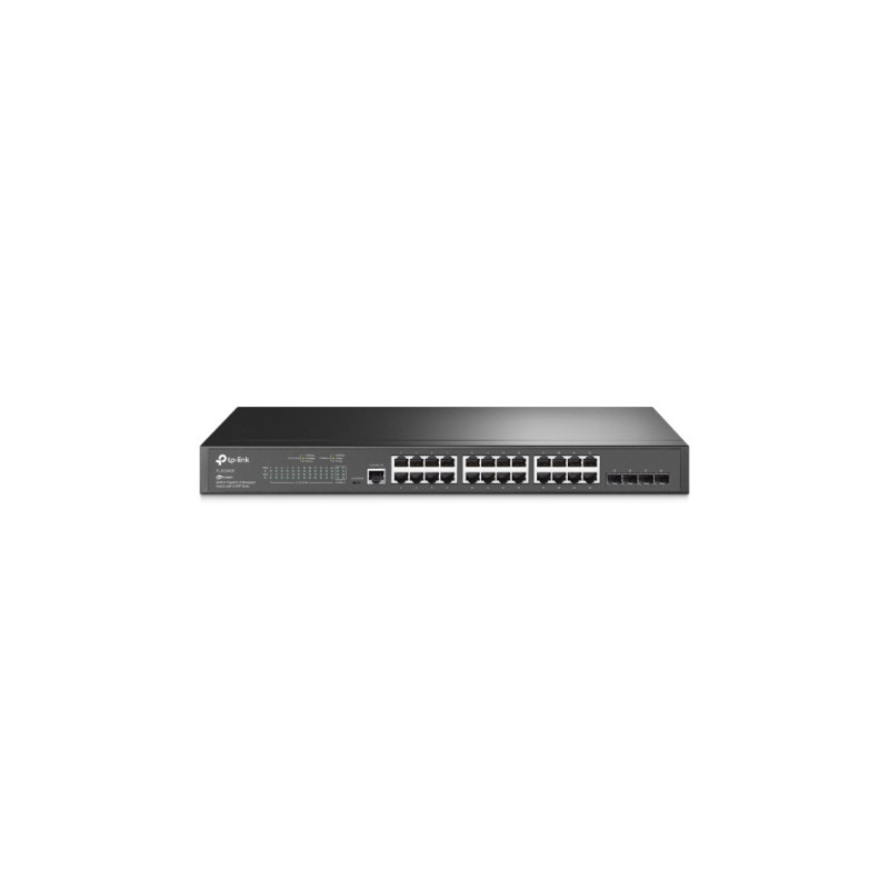 TP-Link JetStream 24-Port Gigabit L2 Managed Ethernet šakotuvas su 4 SFP jungtimis