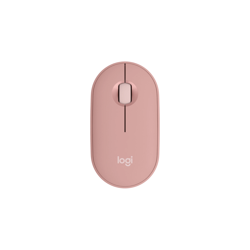 Logitech Pebble 2 M350s Belaidė pelė, RF Wireless + Bluetooth, 4000 DPI, Tonal Rose