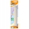 BIC Pieštukai su trintuku Evolution Pastel HB, 5 vnt. rinkinys, įvairių pastelinių korpuso spalvų