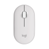 Logitech Pebble 2 M350s Belaidė pelė, RF Wireless + Bluetooth, 4000 DPI, Tonal White