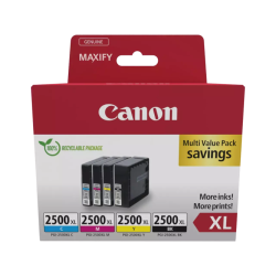 Canon PGI-2500XL (9254B010) Rašalinių kasečių komplektas, C/M/Y/BK