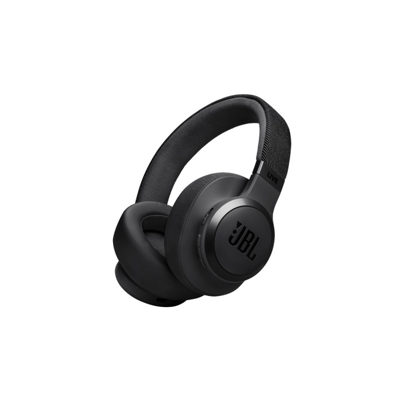 JBL Live 770NC Belaidės/Laidinės ausinės, Bluetooth, 3.5mm jack, Juoda