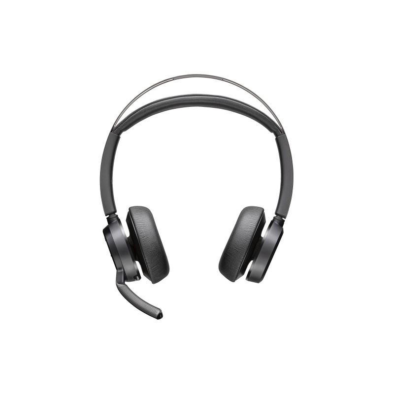 Poly Voyager Focus 2 MS Teams Belaidės ausinės, Bluetooth, USB-A, BT700, Juoda