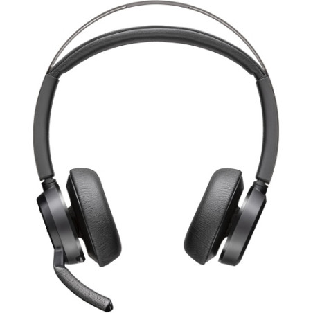 Poly Voyager Focus 2 MS Teams Belaidės ausinės, Bluetooth, USB-A, BT700, Juoda