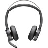 Poly Voyager Focus 2 MS Teams Belaidės ausinės, Bluetooth, USB-A, BT700, Juoda