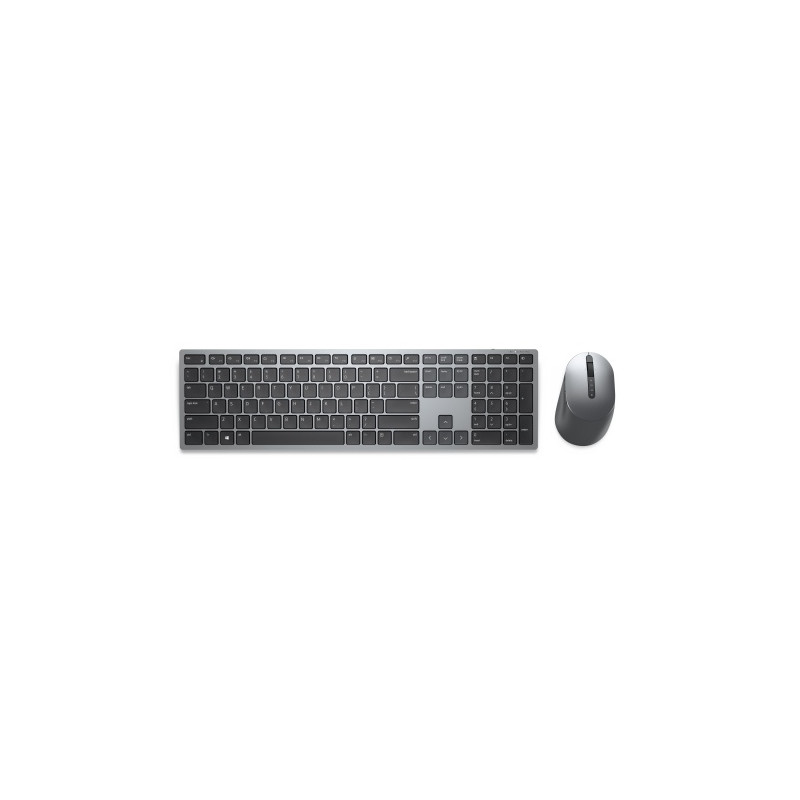 Dell Premier Multi-Device KM7321W Belaidė klaviatūra + pelė, RF Wireless + Bluetooth, US, Titan grey