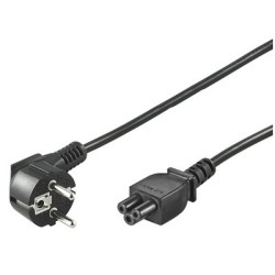 Goobay NK 114 S-180 Maitinimo kabelis CEE 7/7 (Type-F) to C5, 1.8 m, Juoda