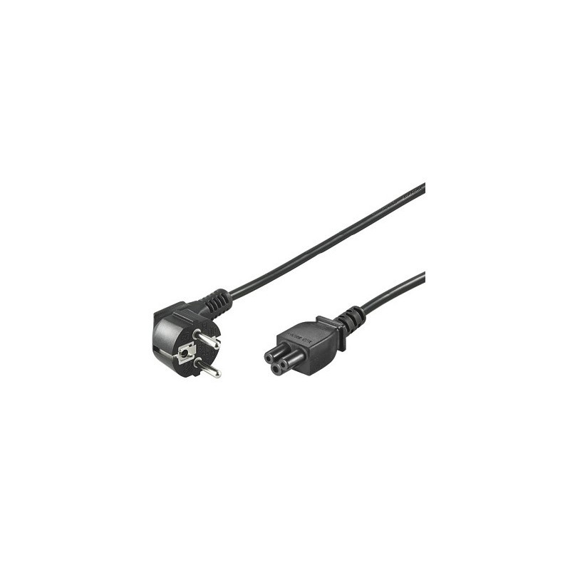 Goobay NK 114 S-180 Maitinimo kabelis CEE 7/7 (Type-F) to C5, 1.8 m, Juoda