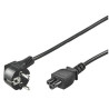 Goobay NK 114 S-180 Maitinimo kabelis CEE 7/7 (Type-F) to C5, 1.8 m, Juoda