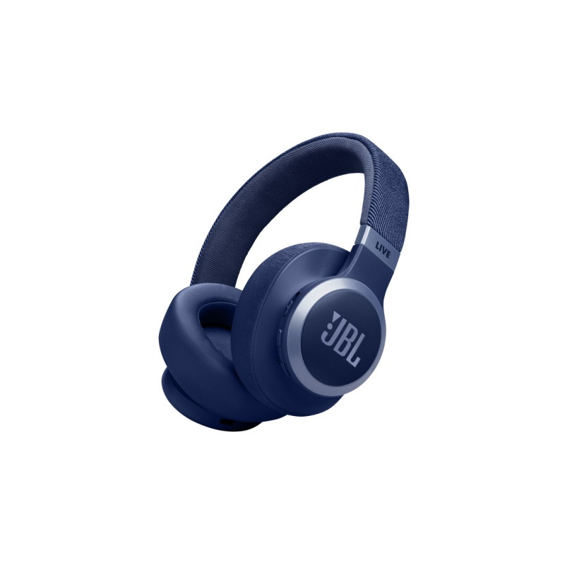 JBL Live 770NC Belaidės/Laidinės ausinės, Bluetooth, 3.5mm jack, Mėlyna