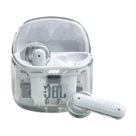 JBL Tune Flex Ghost Edition Belaidės ausinės Earbuds, Ghost White