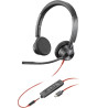 POLY Blackwire 3325 Laidinės ausinės, USB-C, Juoda