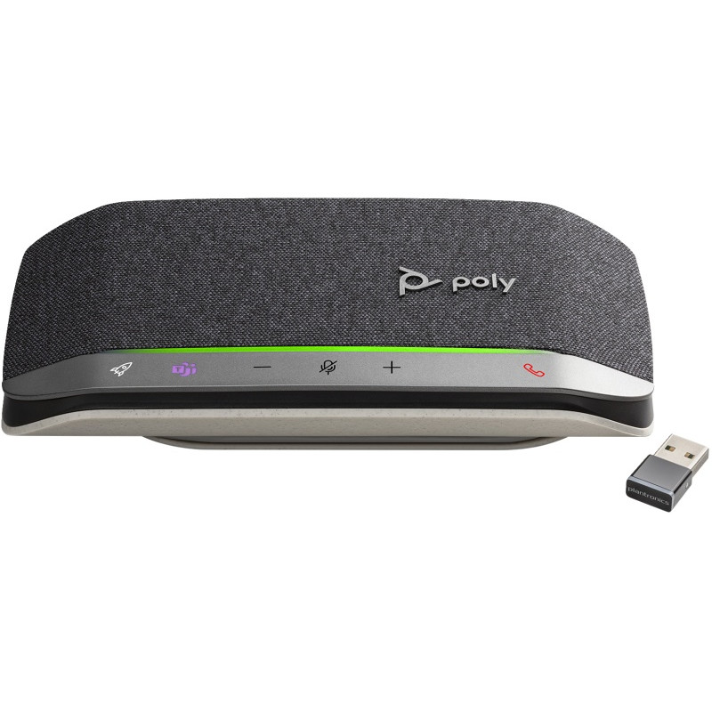 POLY Sync 20+ MS Teams Belaidis Konferencinis garsiakalbis, USB-A BT600, Silver